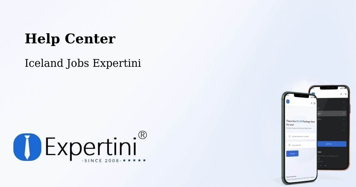 Help Center – Keflavík - Iceland Jobs Expertini